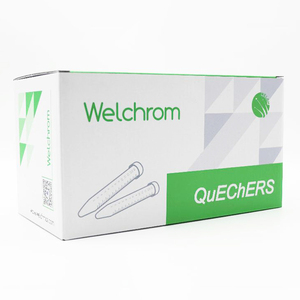 หลอดทำความสะอาด Welchrom QuEChERS 15 มล. วิธี AOAC ความจุ 1200 มก. MgSO4 400 มก. PSA บรรจุ 50 ชิ้น/แพ็ค - Product Image 1