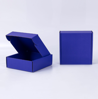 Boîtes d'expédition en carton ondulé en gros, multicolores, recyclables, en papier rigide, avec pelliculage mat, luxe moderne pour les petites entreprises