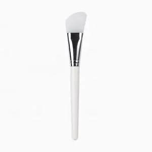 Fast Shipment Smooth Soft Flat Silicone Facial Brush Face Mask Applicator