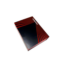 Boîte pliante magnétique personnalisée avec logo, boîte cadeau rigide de luxe à expédition plate avec ruban pour emballage de perruques et de vêtements