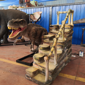 Dinosaurio Rideable de fábrica de dinosaurios robóticos para <span class=keywords><strong>Dino</strong></span> Rider, dinosaurio Animatronic para montar - Product Image 3