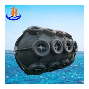 Defensa Neumática de Goma Inflable Tipo Yokohama con Red y Cadena para Amarre de Embarcaciones - Product Image 1