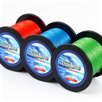 IZORLINE X8 1000M Ligne de pêche tressée en PE flottante anti-morsure haute résistance durable pour la pêche en rivière à la truite et au bar OEM