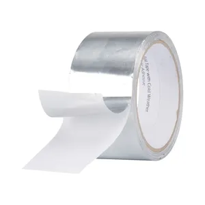HVAC Alu pegamento solvente Duct Liner Duck 76U Cinta de papel de aluminio de color conductora eléctrica