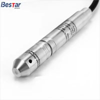 Capteur de niveau d'eau submersible de petit diamètre 13 mm, capteur de niveau IP68, transmetteur de niveau de liquide pour puits profond, forage, tuyau étroit