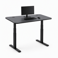 Bureau debout électrique robuste |   Bureau assis-debout à double moteur avec réglage stable de la hauteur pour le bureau