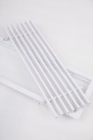 Grille de barre linéaire en aluminium pour système HVAC Grilles murales à charnière carrée avec noyau amovible