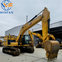 Excavatrice sur chenilles hydraulique Cat 330 d'occasion, moteur Caterpillar 330 d'origine à faible consommation de carburant pour une construction stable