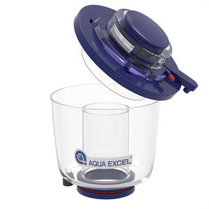 AQUAEXCEL-Écumeur de Protéine Moderne pour Aquariums Salés de 80 à 301 Gallons, Pompe DC en Plastique avec Prise <span class=keywords><strong>O3</strong></span> pour Aquarium, 100 - Product Image 3
