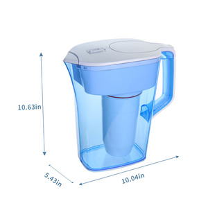 Pichet de purification d'eau avec <span class=keywords><strong>filtre</strong></span>, sans BPA, Design tendance, vente en gros, à usage en cuisine, prix usine - Product Image 2