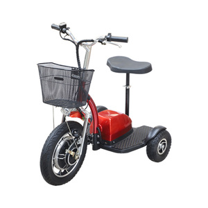 Triciclo eléctrico para adultos y personas mayores, uso doméstico, 3 ruedas, estable, plegable, mini, con cesta, motor sin escobillas, capacidad de 200-300 kg - Product Image 2