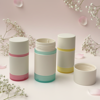 Offre Spéciale – Contenants Vides Personnalisables Mat pour Déodorant, Crème Solaire, Crème Visage, Sérum Soin de la Peau – 15g/30g/50g/75g – PP/AS à Vis