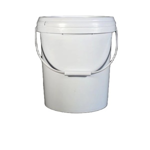 Pasokan pabrik Food Grade 25l ember plastik putih bening ember bulat dan ember kemasan - Product Image 1