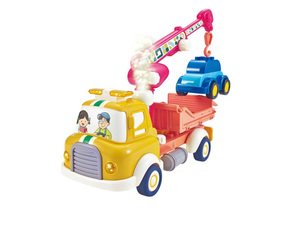 <span class=keywords><strong>รถ</strong></span>พ่วง<span class=keywords><strong>กู้ภัย</strong></span>ควัน, <span class=keywords><strong>รถ</strong></span>ของเล่นการ์ตูนสำหรับเด็ก, ชุดประกอบเพื่อการศึกษา, แบบดึงกลับ - Product Image 1