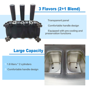 Máquina de Helado Suave de Tres Cabezas Verticales ICL26S, Garantía de Calidad, Alta Productividad Comercial, para Cine y <span class=keywords><strong>Restaurante</strong></span> - Product Image 5