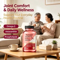 Huile de Krill Antarctique Metrand 2000mg Gélules Molles 120 Capsules Complément Alimentaire