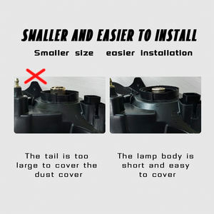 DGLS 360 <span class=keywords><strong>Moto</strong></span> <span class=keywords><strong>LED</strong></span> Phare <span class=keywords><strong>Ampoule</strong></span> 6 COB 5COB 4COB 3COB 6500K H4 HS1 BA20D P15D H6 3500LM 35W - Product Image 4