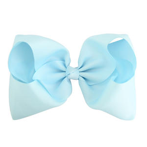 8 ''ริบบิ้นผ้ากรอสเกรนขนาดใหญ่กิ๊บติดผมโบว์กิ๊บติดผม ABC คลิปโบว์โบว์ติดผมสำหรับเด็กวัยหัดเดินอุปกรณ์เสริมสำหรับผมกลับไปโรงเรียน - Product Image 5