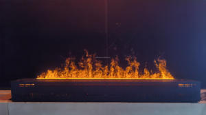 Lareira a Vapor de Água 3D de Alta Qualidade 2025, Chamas LED 1500W, Uso Moderno Interno para Residências e Hotéis, Embutida, Idioma Francês - Product Image 2