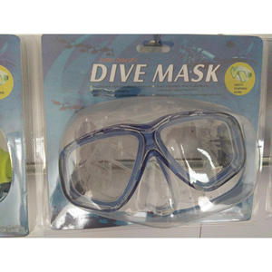 Máscara de Buceo con Marco de Doble Ventana, Vidrio Templado Antivaho, para Deportes Acuáticos, Universal DM-407 - Product Image 2