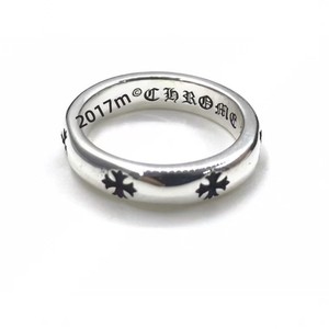 Anillo de cruz retro de tungsteno electrochapado en oro Chaoxuan Crowds' Heart para parejas, con diseño avanzado y personalidad para hombres y mujeres - Product Image 5