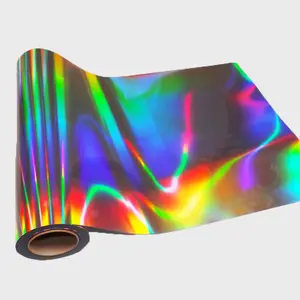 Holografik etiket BOPP PET lazer filmi holografik yapışkanlı etiket 50um çıkartmalar