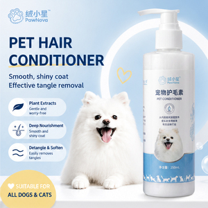 Après-shampoing pour animaux de compagnie en stock, formule naturelle sans alcool, nourrit et lisse le pelage, soin des poils pour chiens et chats - Product Image 2