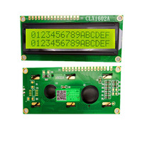 Module LCD à caractères négatifs et positifs, série I2C STN graphique 1602 jaune vert/bleu écran LCM avec rétroéclairage LED blanc