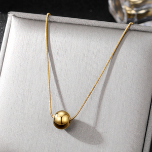 VKME 18K 골드 하트 펜던트 316L 써지컬스틸 여성 목걸이 - Product Image 3