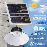 Ampoule de luxe solaire rechargeable à haute luminosité 200W avec télécommande pour salon, éclairage de plafond à énergie solaire pour intérieur