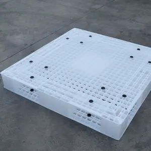 1100*1100*150mm High Quality Pallet Container China Suppliers Durable Stackable Warehouse Use Double Sided Plastic Pallet