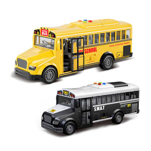 EPT 1 16 inerziale elettrico musica leggera giocattolo scuola porta di apertura a due piani Kid City altri veicoli <span class=keywords><strong>Mini</strong></span> Bus per regalo di natale - Product Image 1