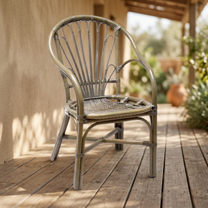 Wholesale Modern Outdoor Garden French Bistro Rattan <b>Dining</b> Armchair <b>Stackable</b> Eco-Friendly Woven Cafe Restaurant Patio Park - Product Image 3