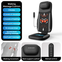 Masseur dorsal Shiatsu avec chaleur, coussin de massage pour chaise, pétrissage, vibration, soulagement de la douleur, coussin de massage pour le bureau et la maison