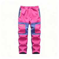 Indepth Kids Outdoor Fleece gevoerde, zware, verdikte unisex, omkeerbare, milieuvriendelijke, winddichte lange broek voor de winter