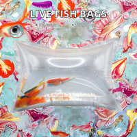 Sacs de transport pour poissons vivants en gros – Emballage oxygéné PE de bonne qualité, étanche, pour l'expédition de poissons vivants – Sac pochette pour aquarium