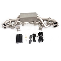 Système d'échappement MPER à soupapes pour Porsche 718 GT4 GTS Spyder, en titane sablé, son sportif, télécommande, haut débit, installation facile