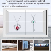 Affichage lcd transparent 3D de 10 pouces, nouvelle technologie, boîte de signalisation numérique populaire pour la publicité de bijoux