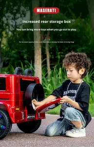 GLIWAY Road LED Flash Wheel Blue Roof Light ABS Material Extra Large Battery Early Education Function Outdoor Ride-On Toy for - Product Image 6