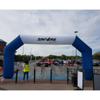 Arche gonflable personnalisée pour événements sportifs, modèle de prix, publicité, ligne de départ/arrivée gonflable pour sports et courses