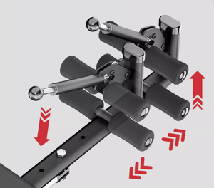 Электрическая регулируемая тракционная кровать Leihu для физиотерапии, аппарат для вытяжения шейного отдела позвоночника с пультом ДУ, нержавеющая сталь - Product Image 4