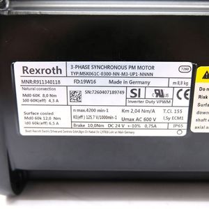 Moteur triphasé MSK061C-0300-NN-M3-UP1-NNNN - Product Image 4