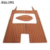 Vente chaude : Revêtement de pont de bateau en mousse synthétique PE/EVA imitation teck personnalisable