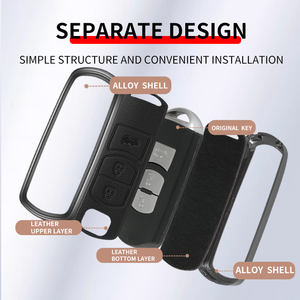 新品亜鉛合金レザーカーキーフォブカバーマツダ2 3 5 6 CX-3 CX-5 CX-7 CX-9 CX8スピードMiata MX5 - Product Image 3