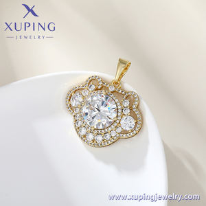 XUPING Jewelry Venta al por Mayor 2025 <span class=keywords><strong>CoCreate</strong></span> Colgante para Hombre Más Vendido Chapado en Oro Estilo Iced Out Rapero Hip Hop - Product Image 5