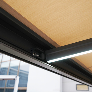 <span class=keywords><strong>Toldo</strong></span> Retráctil Eléctrico de Aleación de Aluminio ZEBRATECH, Resistente al Viento y a la Lluvia, con Lona Textilene, Instalación Motorizada para Todas las Estaciones - Product Image 6