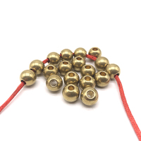 Boule traversante en cuivre massif finition antique pour suspension européenne et américaine, matériel d'éclairage décoratif, vente en gros