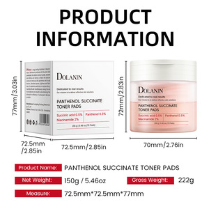 Dolanjn Panthenol Succinate Toner Pads 155g 70 Pads Hydratant Anti-rides Soin de la Peau - Product Image 3