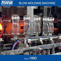 Machine de moulage par étirage-soufflage de bouteilles d'eau minérale 500ML entièrement automatique à 4 cavités