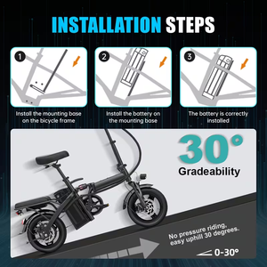 Paket Baterai E-Bike 48V 15Ah Kompatibel dengan Motor 250W/500W/740W untuk Sepeda Lipat Berbagai Model 30A BMS - Product Image 6
